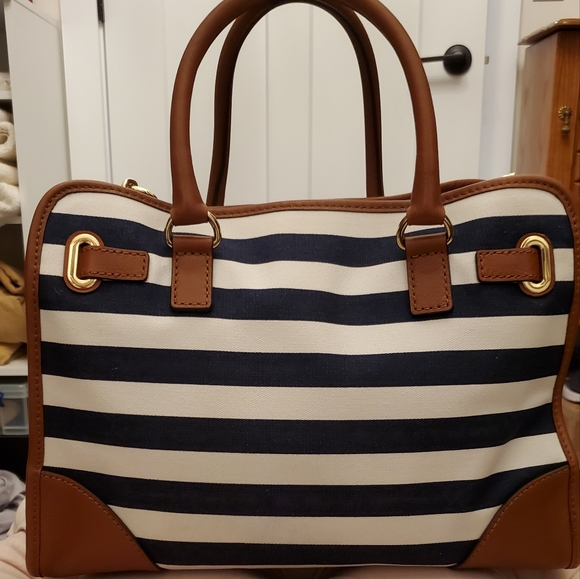 Michael Kors Stripe Shoulder Bag - Picture 2 of 8